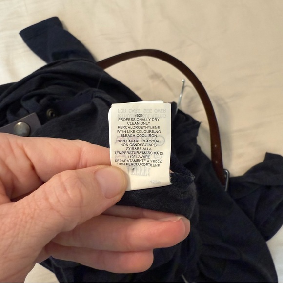 Jean Paul Gaultier gray wool leather harness asymmetrical dress size small - Picture 12 of 12